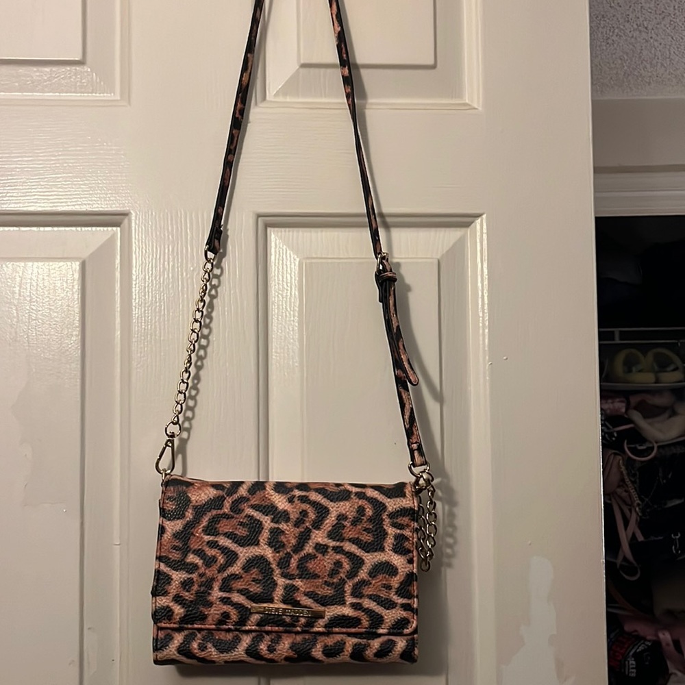 Steve Madden Crossbody Cheetah Print Waller Purse